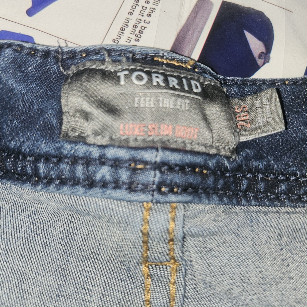 Torrid Luxe Slim Bootcut Denim Jeans